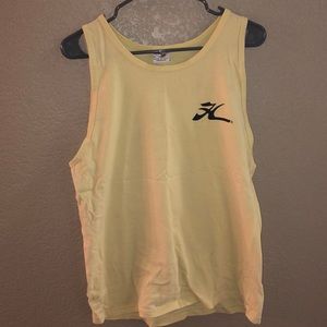 Vintage Yellow T shirt Tank